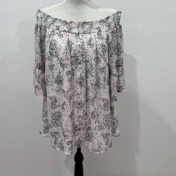 Torrid polyester off shoulder blouse size 1 - Picture 1 of 7